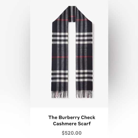 Burberry The Burberry Check Cashmere Scarf - Picture 1 of 7